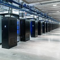 Le campus du centre de données de Facebook à Luleå, en Suède.