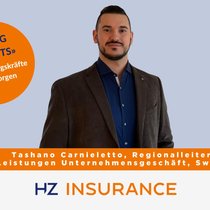 Tashano Carnieletto, Regionalleiter Leistungen Unternehmensgeschäft bei Swica