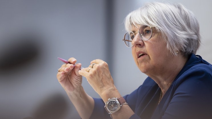 La conseillère fédérale Elisabeth Baume-Schneider.