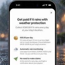 Die neue Airbnb-Regenversicherung sieht automatische Entschädigungen von bis zu 1000 Euro pro Tag vor.