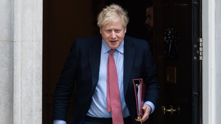Boris Johnson verlässt Downing Street