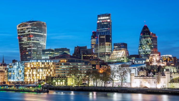 Londoner City: Die Lage hat sich normalisiert.