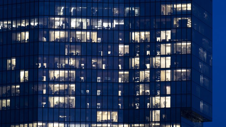 Büros im Zürcher Prime Tower in Zeiten von Corona: Hybrides Arbeiten ist im Kommen.