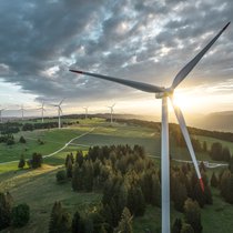 La Suisse, pionnière du climat, occupe la 2e place du classement: Parc éolien de Mont-Crosin.