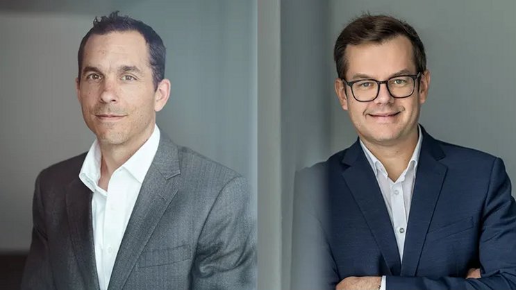Nevil von Tscharner (l.), stellvertretender Leiter der Region Westschweiz, und Kundenbetreuer Raphaël Berner leiten das Pensexpertbüro in Genf.
