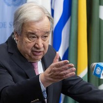 «Dans la direction dans laquelle nous sommes, les coûts vont continuer de grimper alors que le changement climatique se détériore»: le secrétaire général de l'ONU António Guterres.