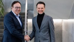 Jean-Daniel Laffely, CEO der Gruppe Vaudoise Versicherungen (l.), und Arno Kneubühler, CEO von Procimmo.